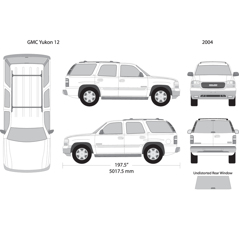 2004 Gmc Yukon V12 Vehicle Wrap Template