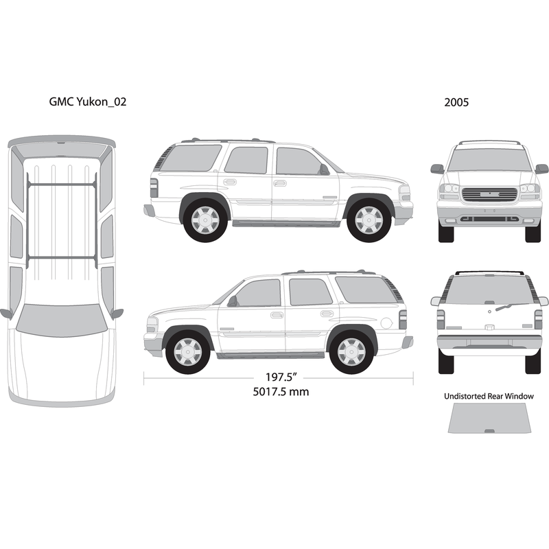 2005 Gmc Yukon V02 Vehicle Wrap Template