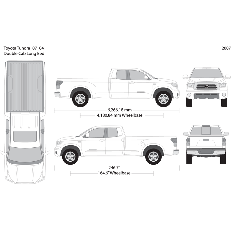 2007 Toyota Tundra V04 Vehicle Wrap Template