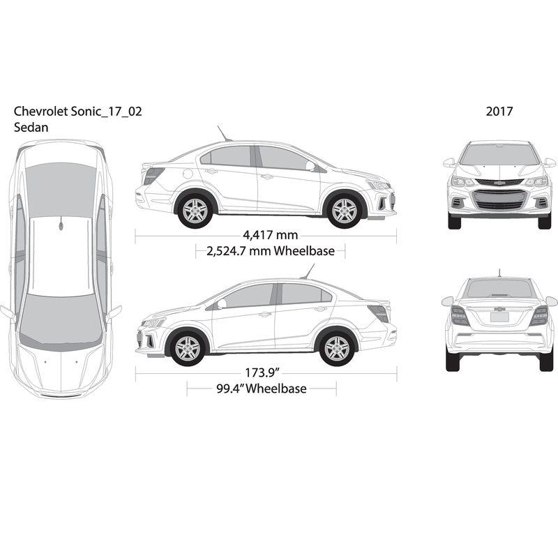 2017 Chevy Sonic V02 Vehicle Wrap Template