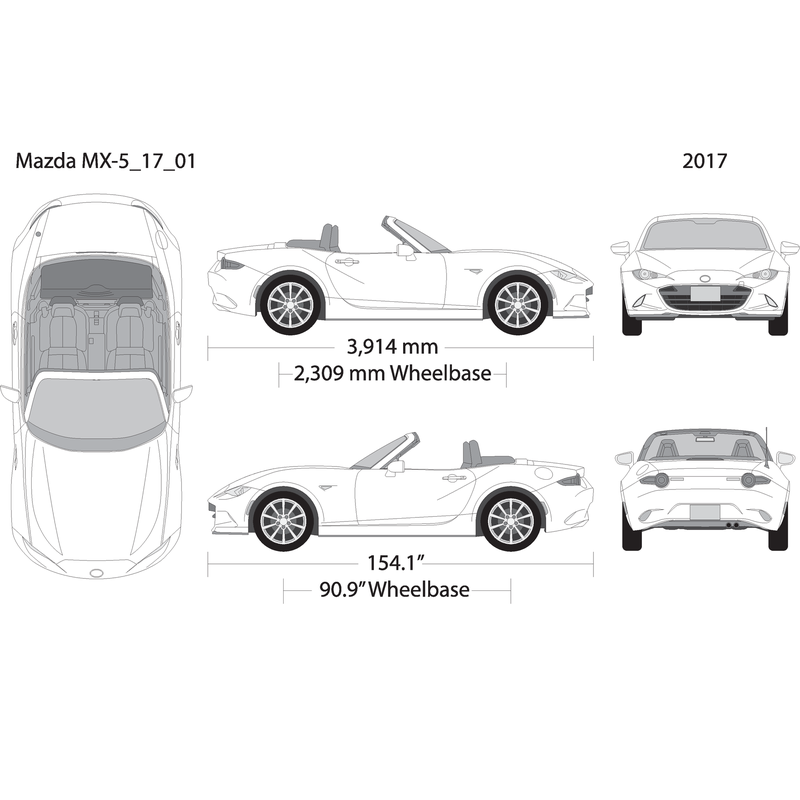 2017 Mazda Mx 5 V01 Vehicle Wrap Template