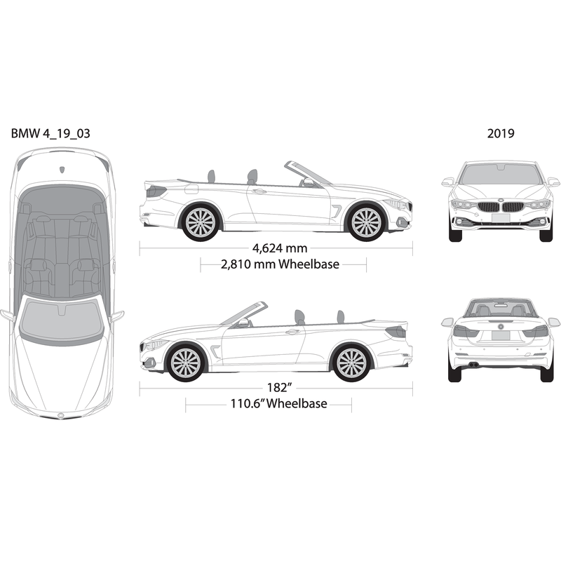 2019 Bmw 4 V03 Vehicle Wrap Template