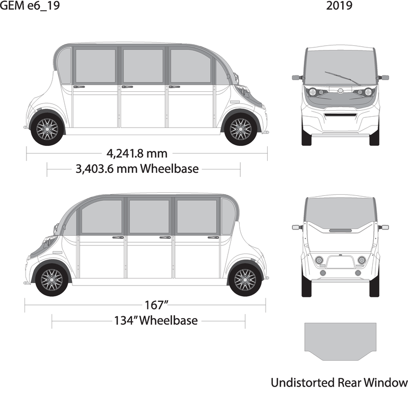 2019 Gem E6 V19 Vehicle Wrap Template
