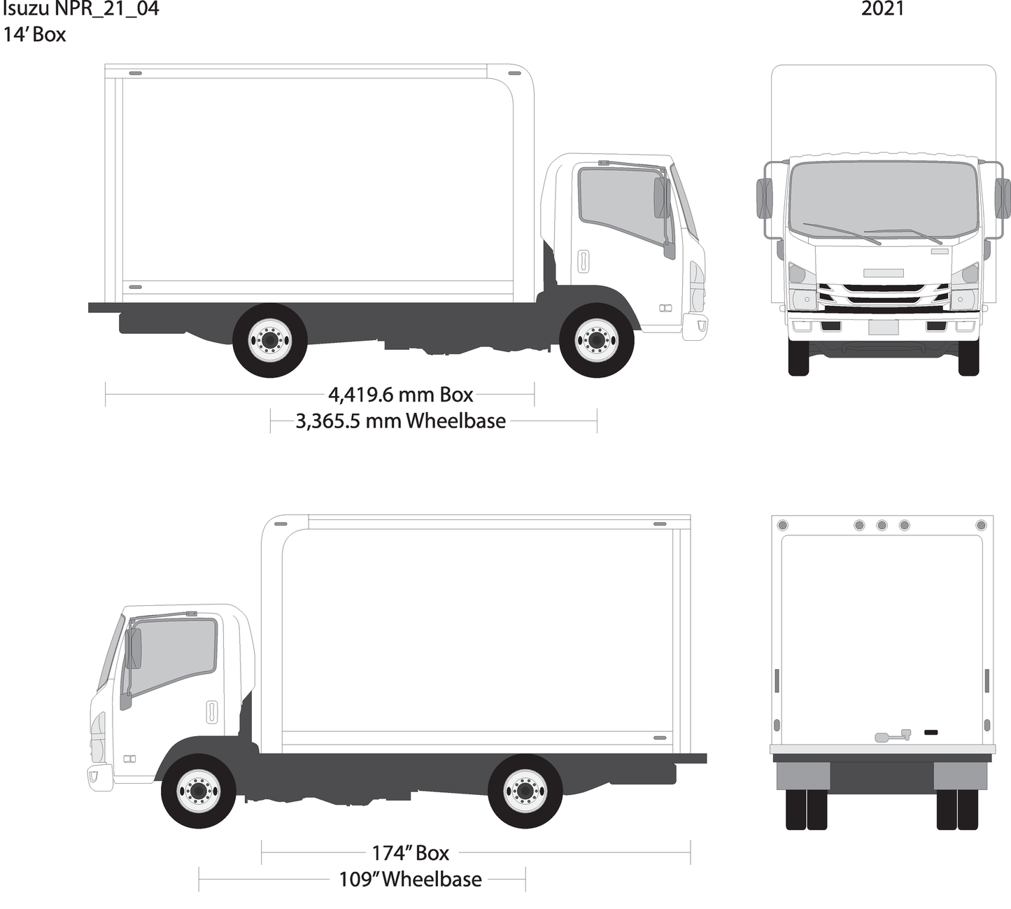2021 Isuzu Npr V04 Vehicle Wrap Template