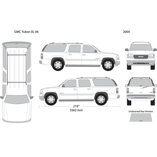 2004 Gmc Yukon V06 Vehicle Wrap Template