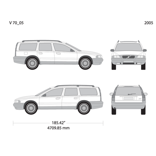 2005 Volvo Volvo 70 V05 Vehicle Wrap Template