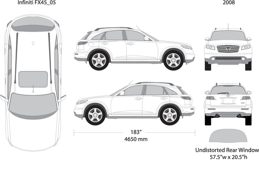 2008 Infiniti Fx 45 V05 Vehicle Wrap Template