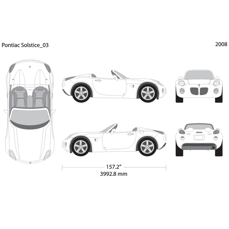 2008 Pontiac Solstice V03 Vehicle Wrap Template
