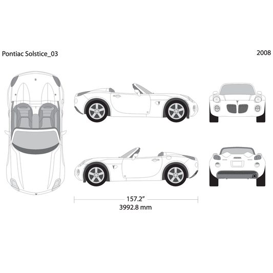 2008 Pontiac Solstice V03 Vehicle Wrap Template