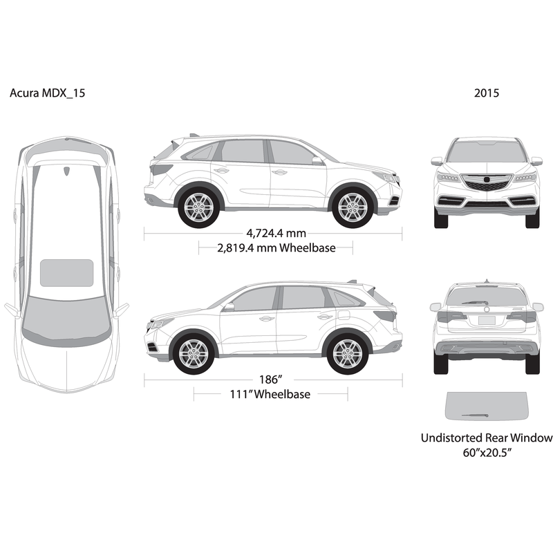2015 Acura Mdx V15 Vehicle Wrap Template