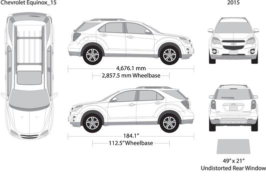 2015 Chevy Equinox V15 Vehicle Wrap Template
