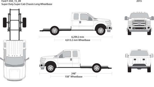 2015 Ford F 450 V09 Vehicle Wrap Template