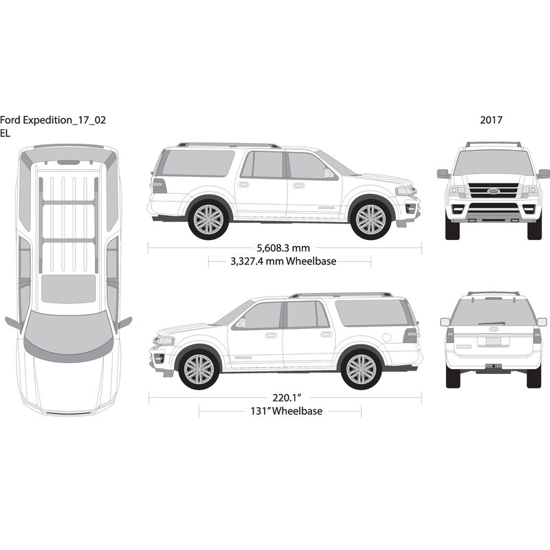 2017 Ford Expedition V02 Vehicle Wrap Template