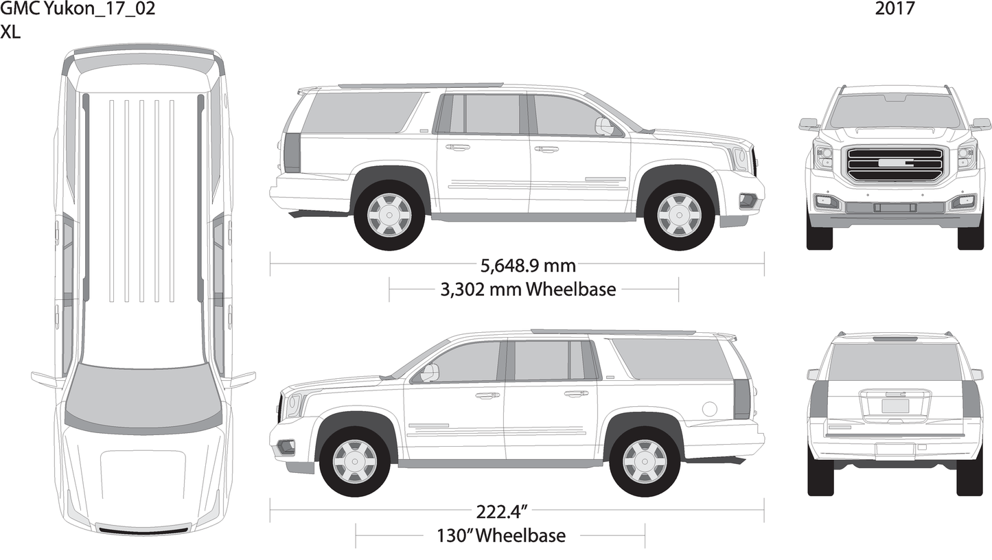 2017 Gmc Yukon V02 Vehicle Wrap Template