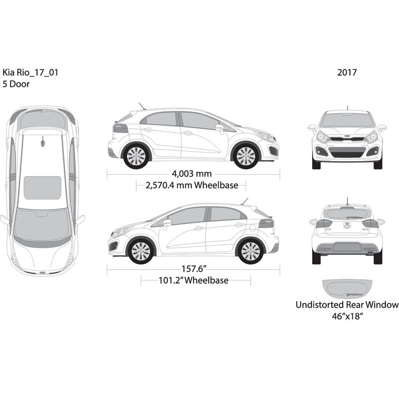 2017 Kia Rio5 V01 Vehicle Wrap Template
