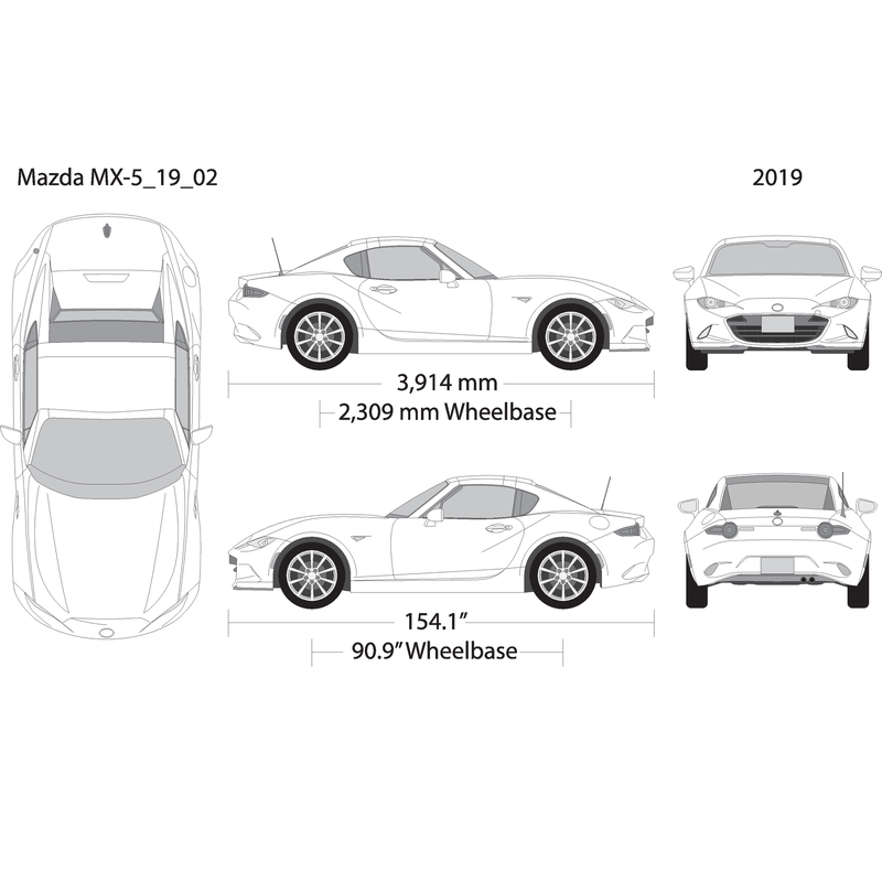 2019 Mazda Mx 5 V02 Vehicle Wrap Template
