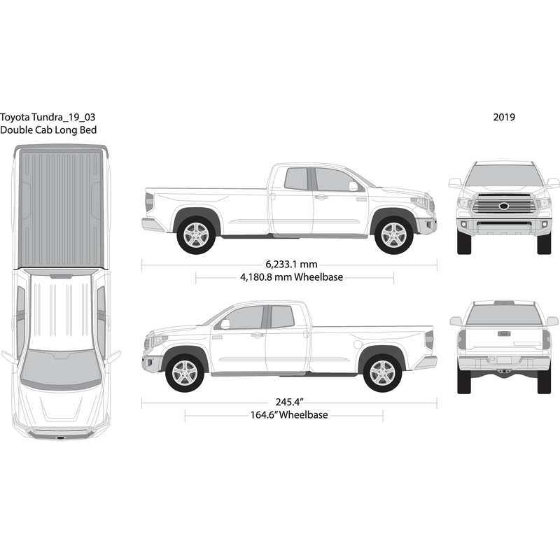 2019 Toyota Tundra V03 Vehicle Wrap Template