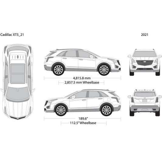 2021 Cadillac Xt5 V21 Vehicle Wrap Template