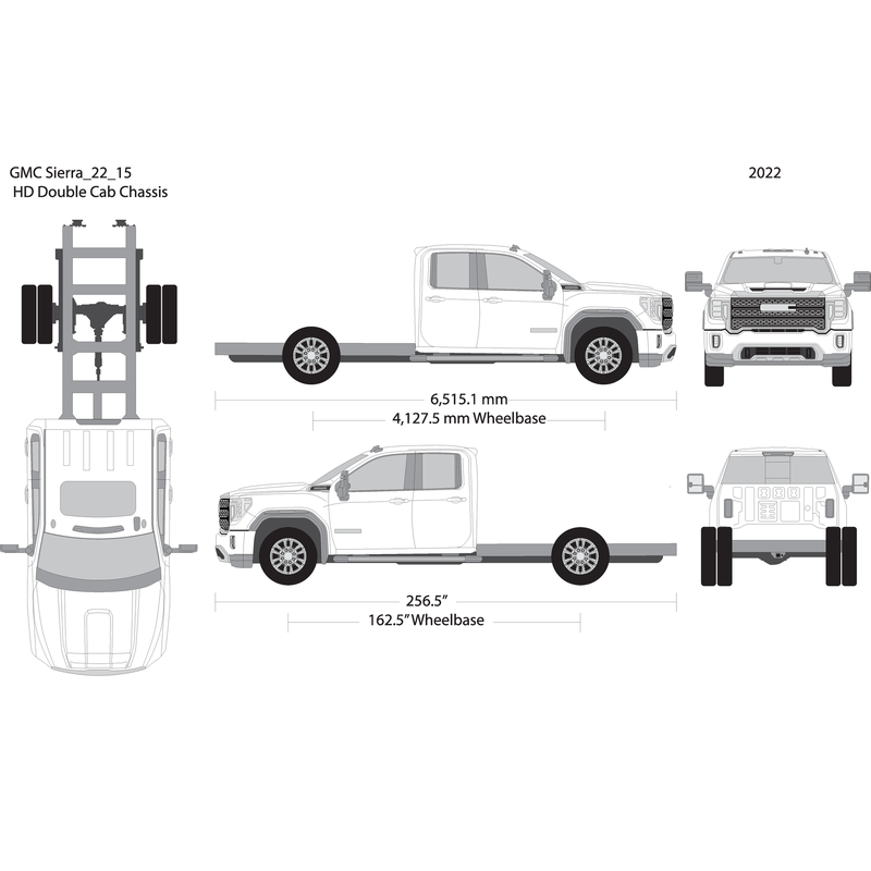 2022 Gmc Sierra 2500 3500 Hd V15 Vehicle Wrap Template