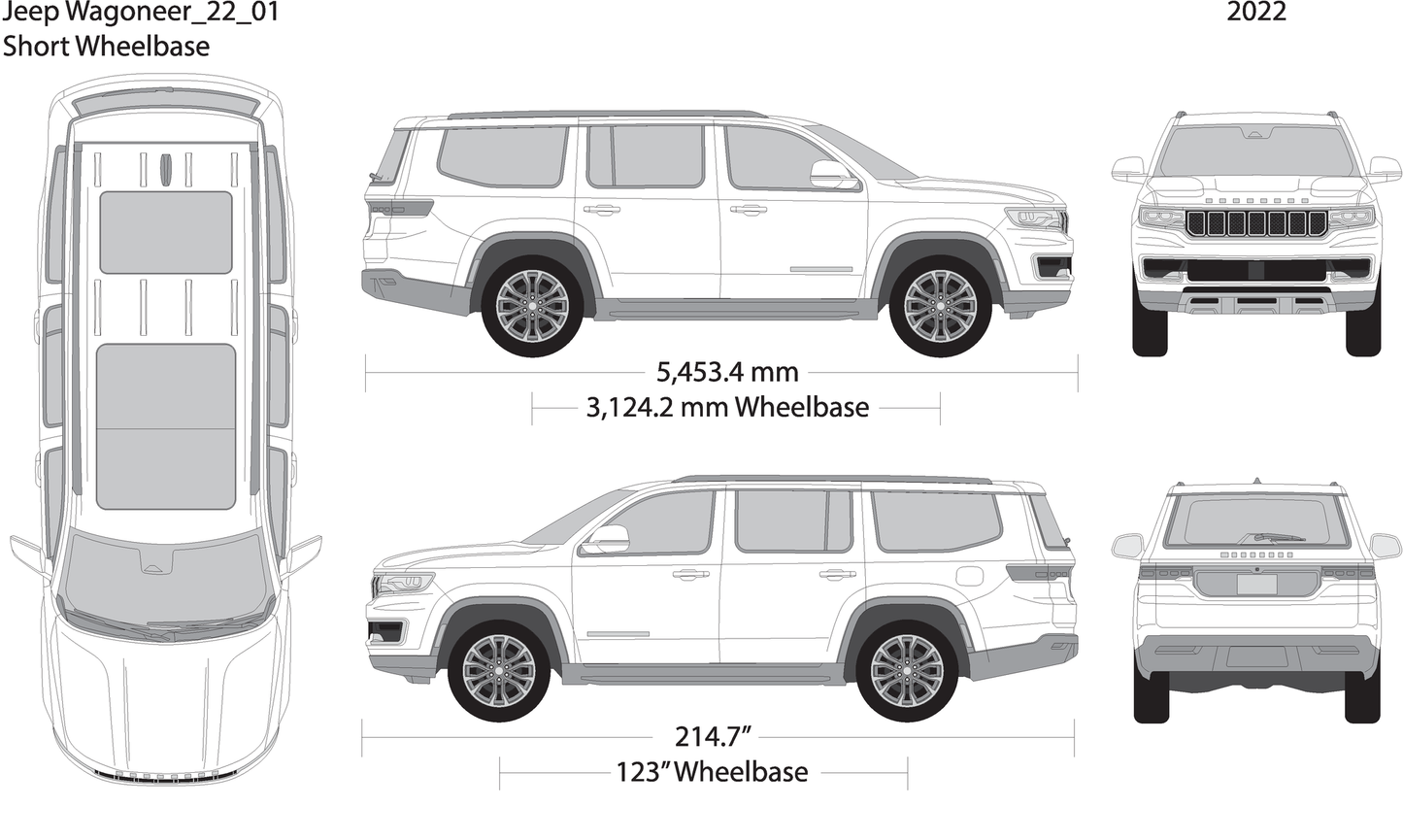 2022 Jeep Wagoneer V01 Vehicle Wrap Template
