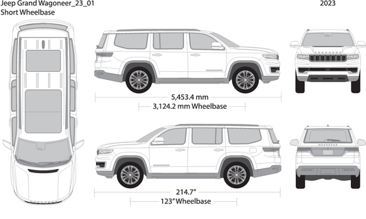 2023 Jeep Grand Wagoneer V01 Vehicle Wrap Template