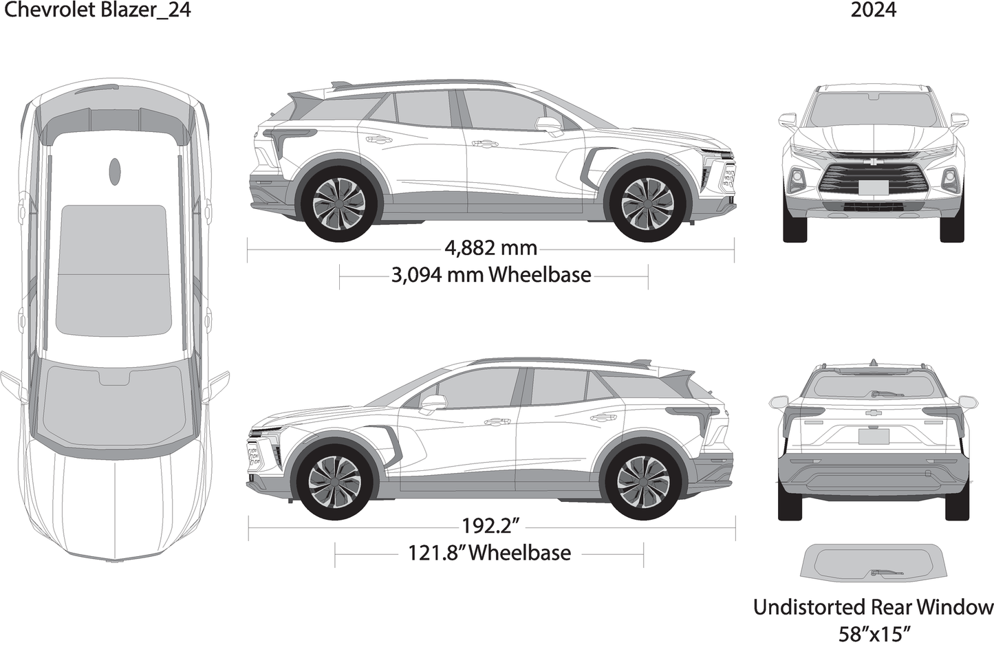 2024 Chevy Blazer Ev V24 Vehicle Wrap Template