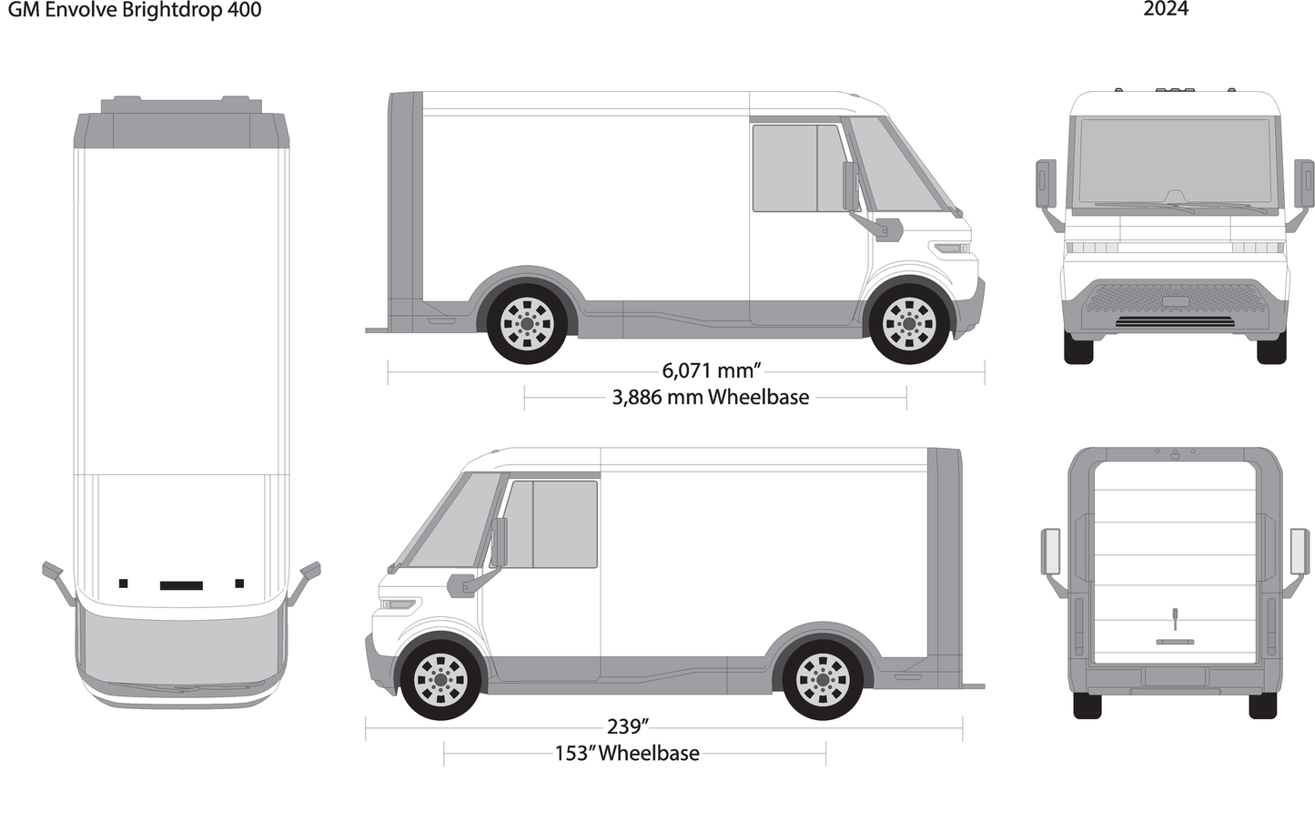 2024 Gm Envolve Brightdrop V24 Vehicle Wrap Template