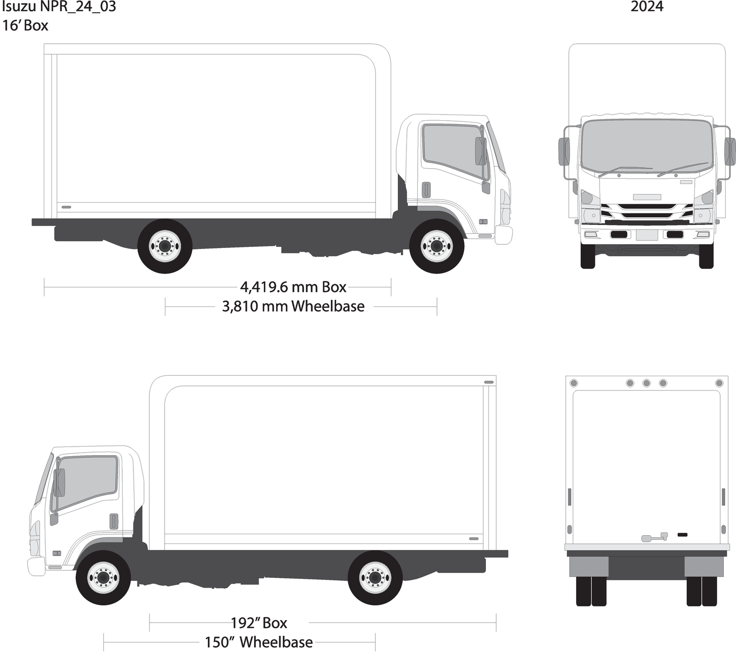 2024 Isuzu Npr V03 Vehicle Wrap Template