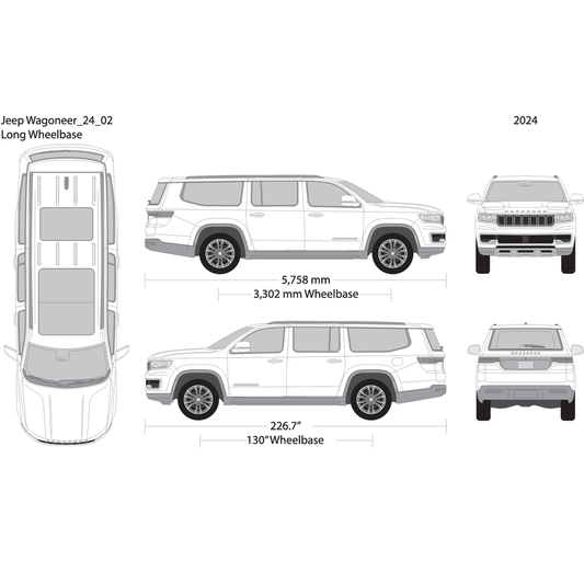 2024 Jeep Grand Wagoneer V02 Vehicle Wrap Template