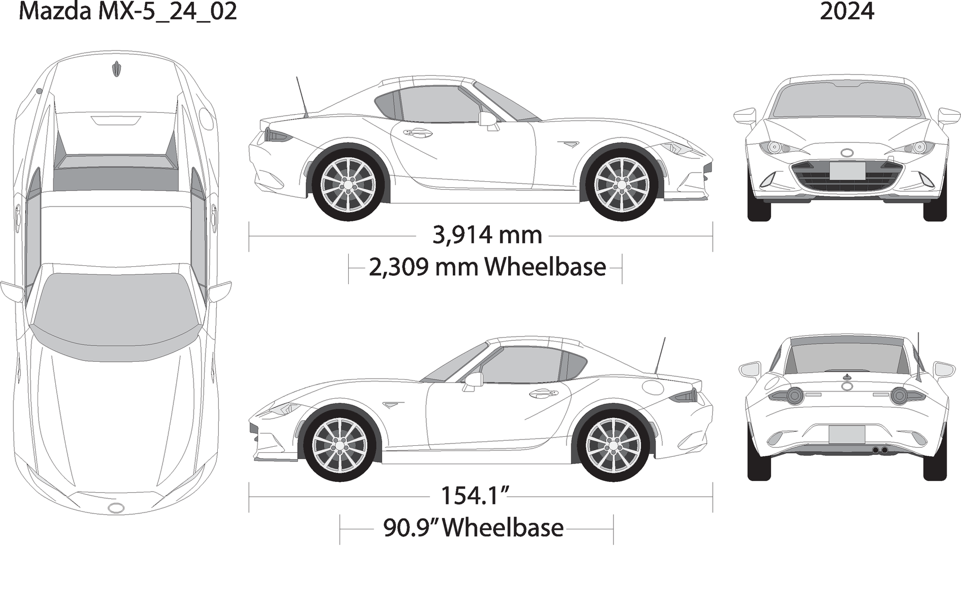 2024 Mazda Mx 5 V02 Vehicle Wrap Template