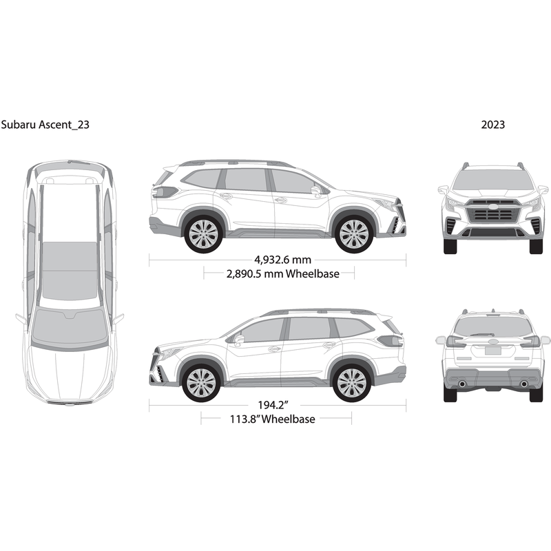 2024 Subaru Ascent V24 Vehicle Wrap Template