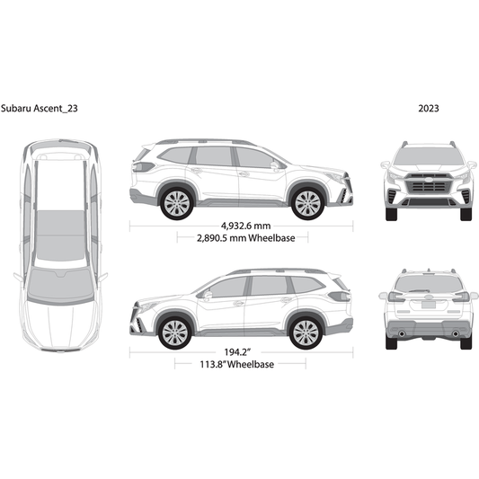 2024 Subaru Ascent V24 Vehicle Wrap Template