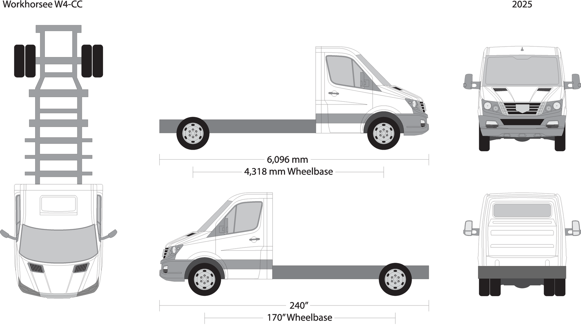 2025 Workhorse W4Cc V25 Vehicle Wrap Template