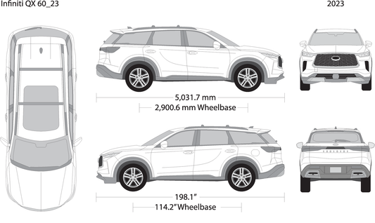 Infiniti Qx60 V23 Vehicle Wrap Template